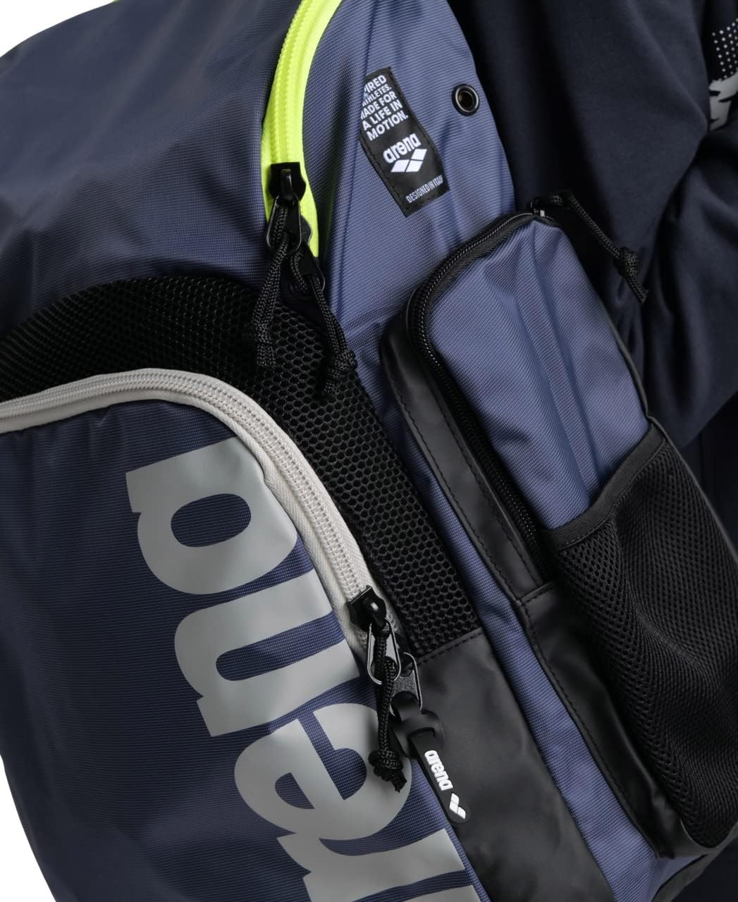 Detalle de ARENA Spiky III Backpack 35 L Rucksack – Unisex, wasserabweisend, Trainings- und Freizeitbegleiter