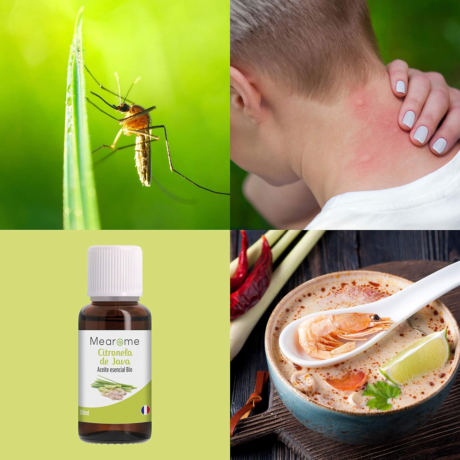 Detalle 2 de PLASTIMEA Aceite esencial Citronela 30 ml