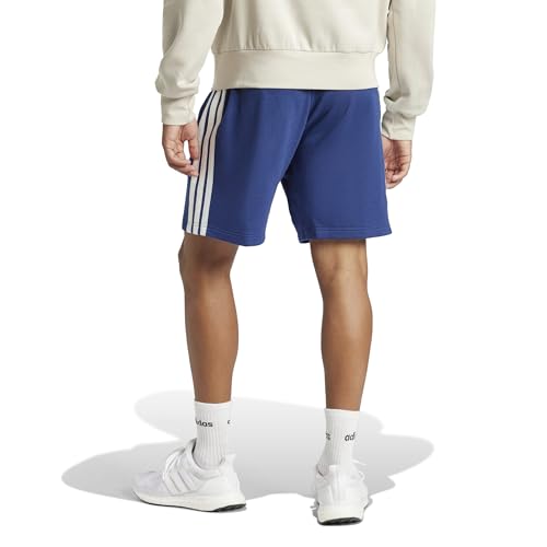 Thumbnail 1 de adidas Uomo Essential Three Stripes French Terry Short azul oscuro/blanco (3XL)