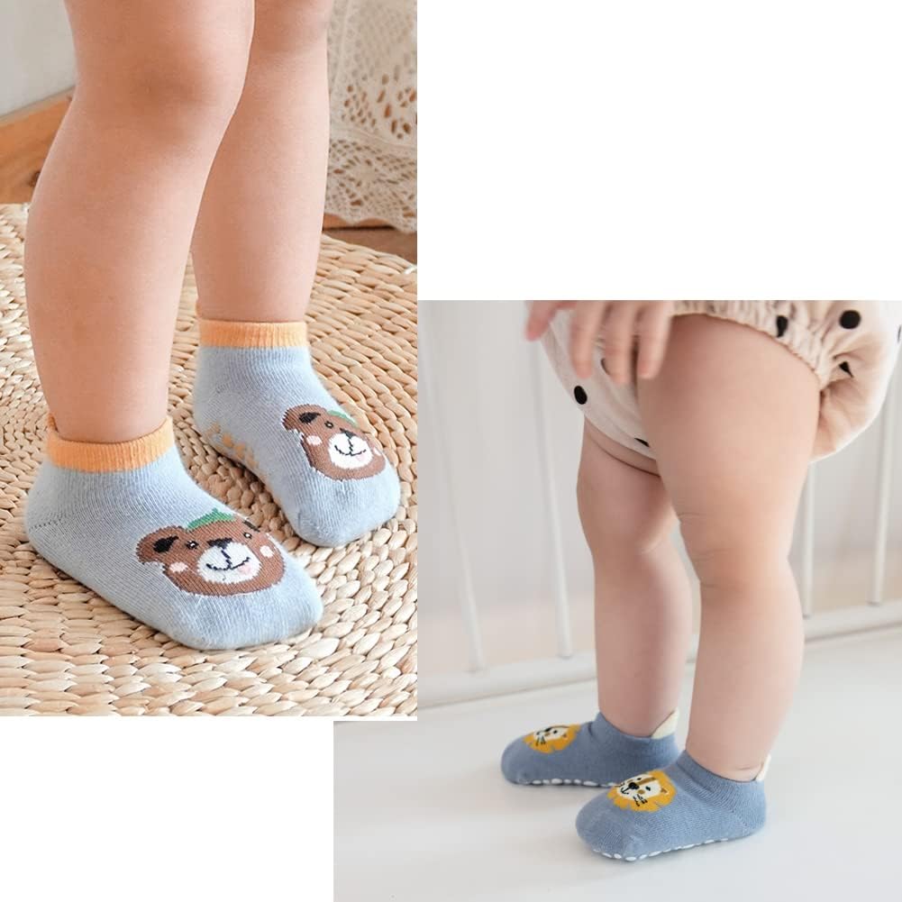 Thumbnail 6 de Exemaba Baby Non Slip Ankle Socks 5 Pairs