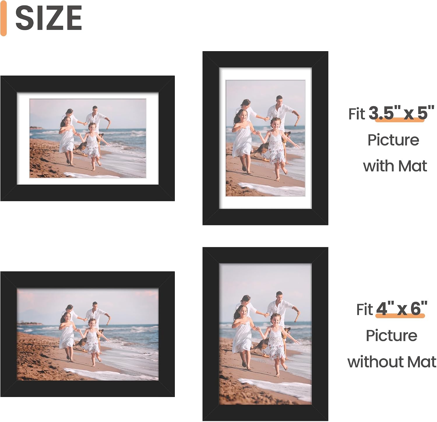 Detalle de upsimples Picture Frame Set of 10