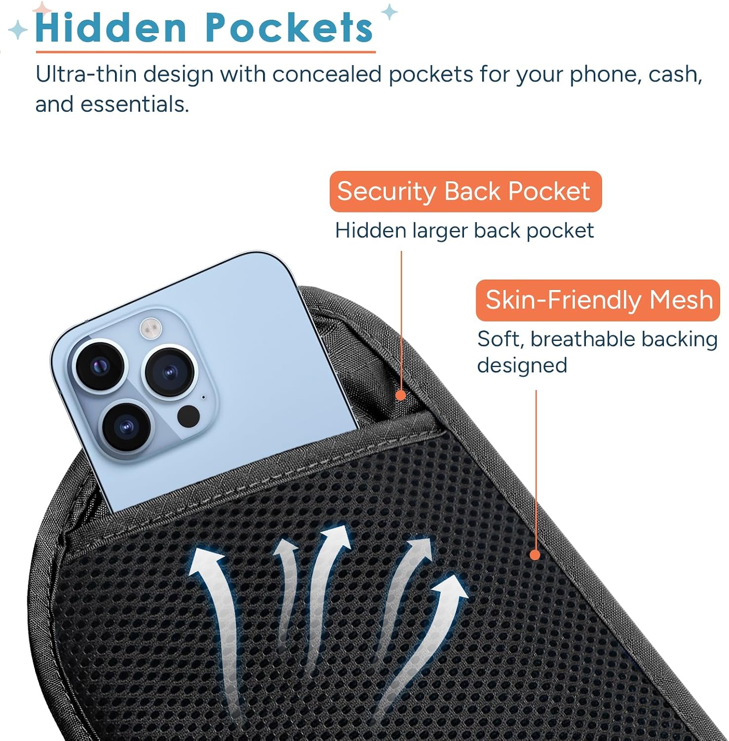 Thumbnail 5 de Travel Inspira Money Belt: RFID‑Blocking Passport Holder and Ultra‑Slim Travel Wallet