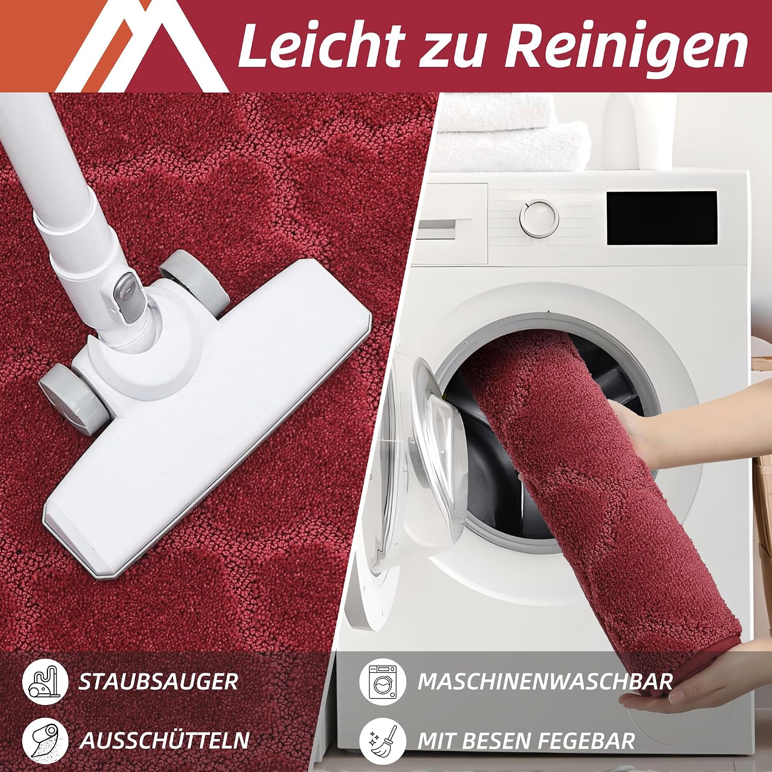 Thumbnail 5 de COSY HOMEER Küchenteppich 2er Set 50 x 75