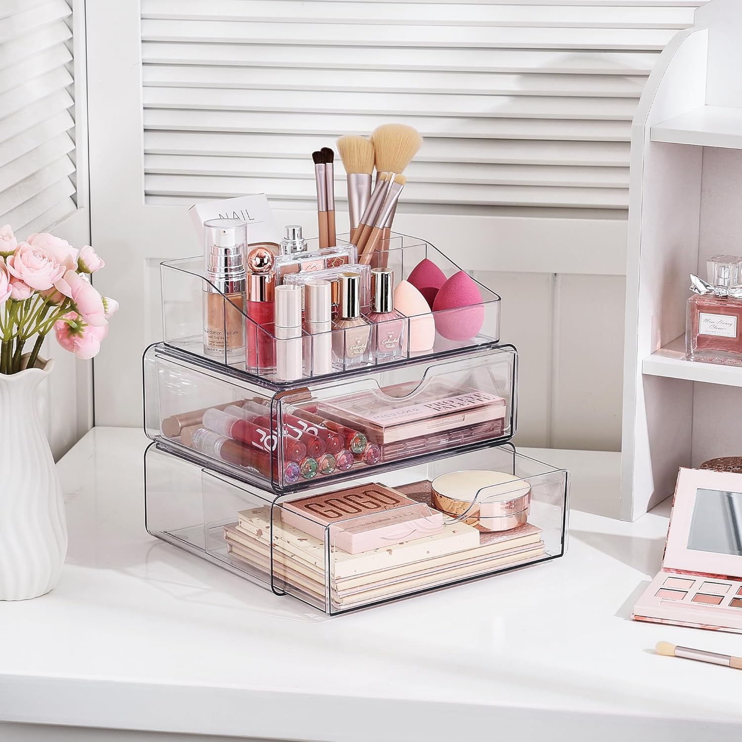 Thumbnail 4 de Vtopmart 3-Tier Makeup Organizer