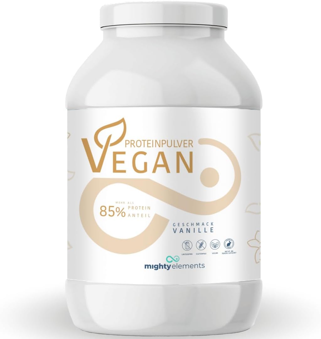 Thumbnail 5 de Mighty Elements veganes Protein Mango & Maracuja (1 kg) – 83% pflanzliches Eiweiß, glutenfrei & laktosefrei
