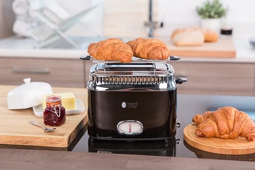 Detalle 2 de Russell Hobbs Tostador 2 Ranuras Acero Inoxidable, 1300 W 🍞