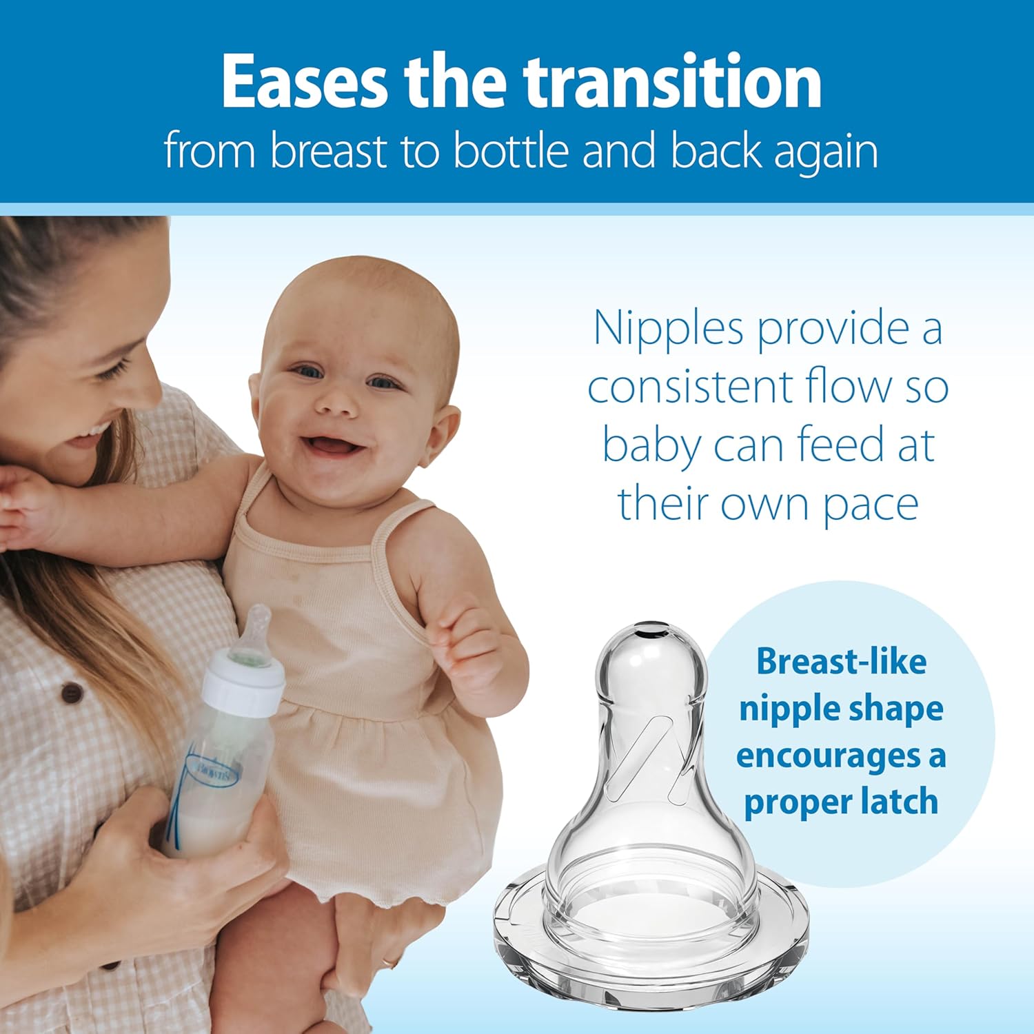 Thumbnail 3 de Dr. Brown's Options+ 8 oz Narrow Anti-Colic Bottle