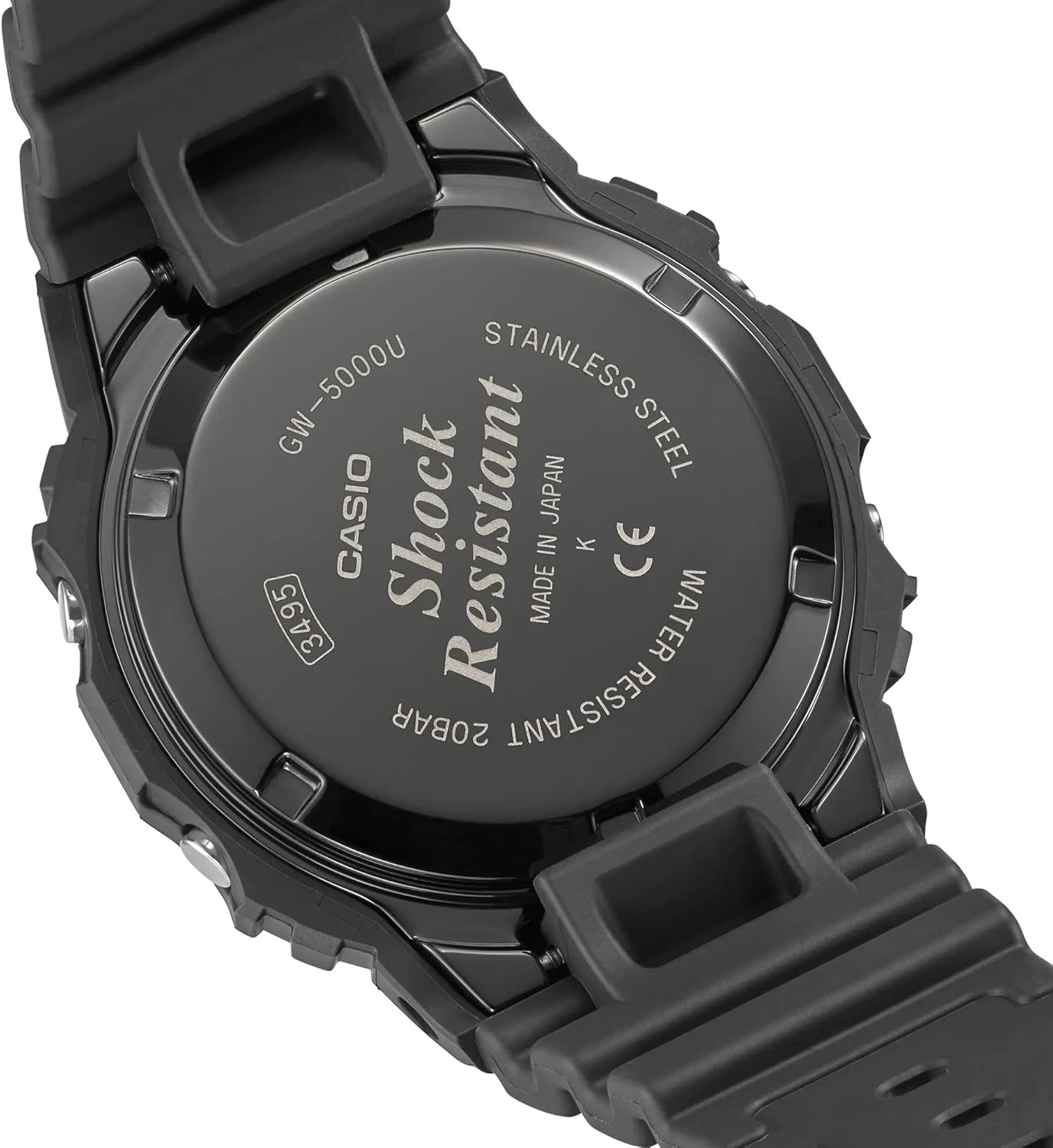 Detalle de Casio GW-5000U-1ER reloj digital 20 bars