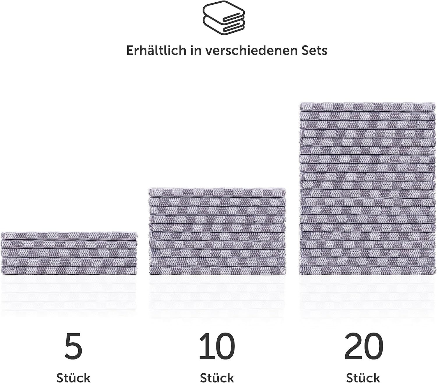 Thumbnail 4 de Blumtal Geschirrtücher 50x70 cm 5er Set