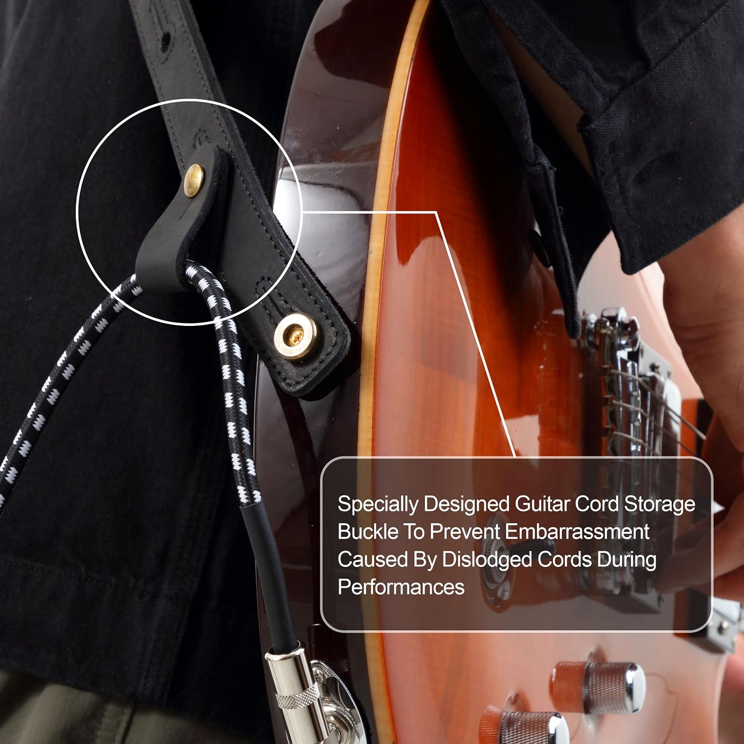 Thumbnail 6 de Nefelibata Gitarrengurt 2,5" breit