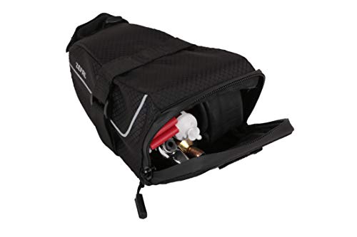 Detalle de Zéfal Z Light Pack M Cyclisme Mixte Adulte – Sacoche de selle 0,9 L, Noir