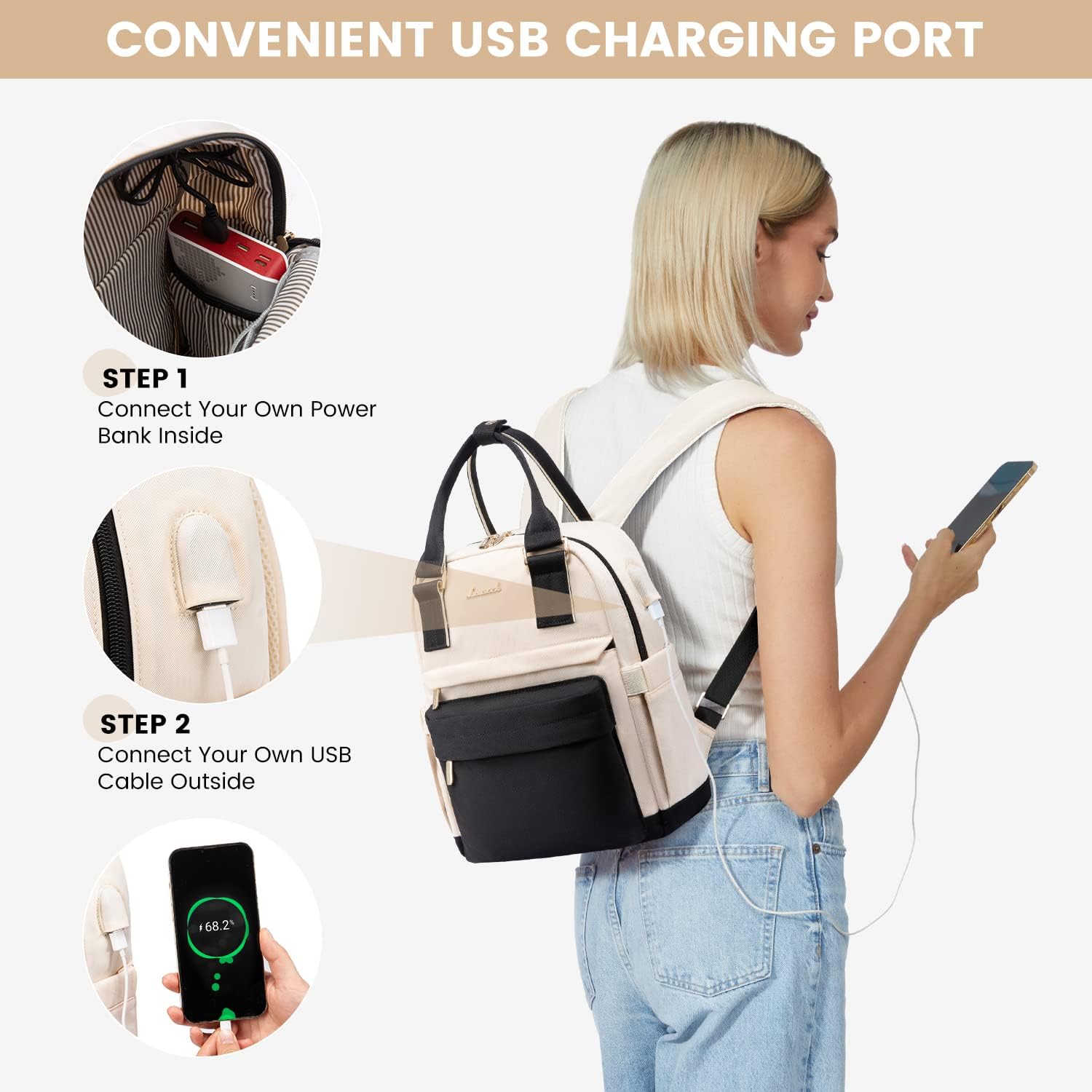 Thumbnail 3 de LOVEVOOK Small Fashion Backpack 23cm