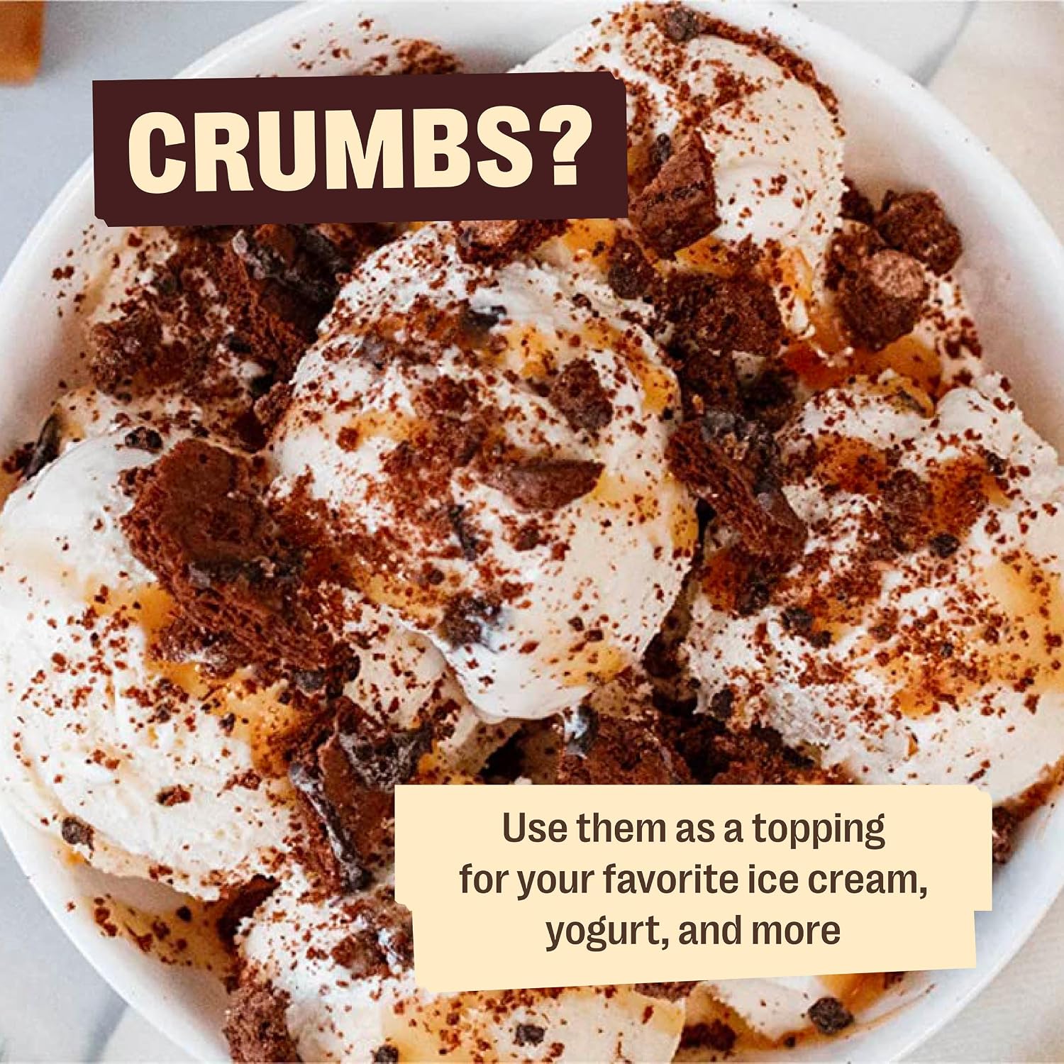 Detalle 2 de Brownie Brittle Dunkin’ Blondie Sprinkled Donut Crispy Snack, 6-Pack