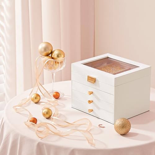Detalle 2 de HOOBRO EWT27JB04 Caja Joyero 23x20x17,9 cm