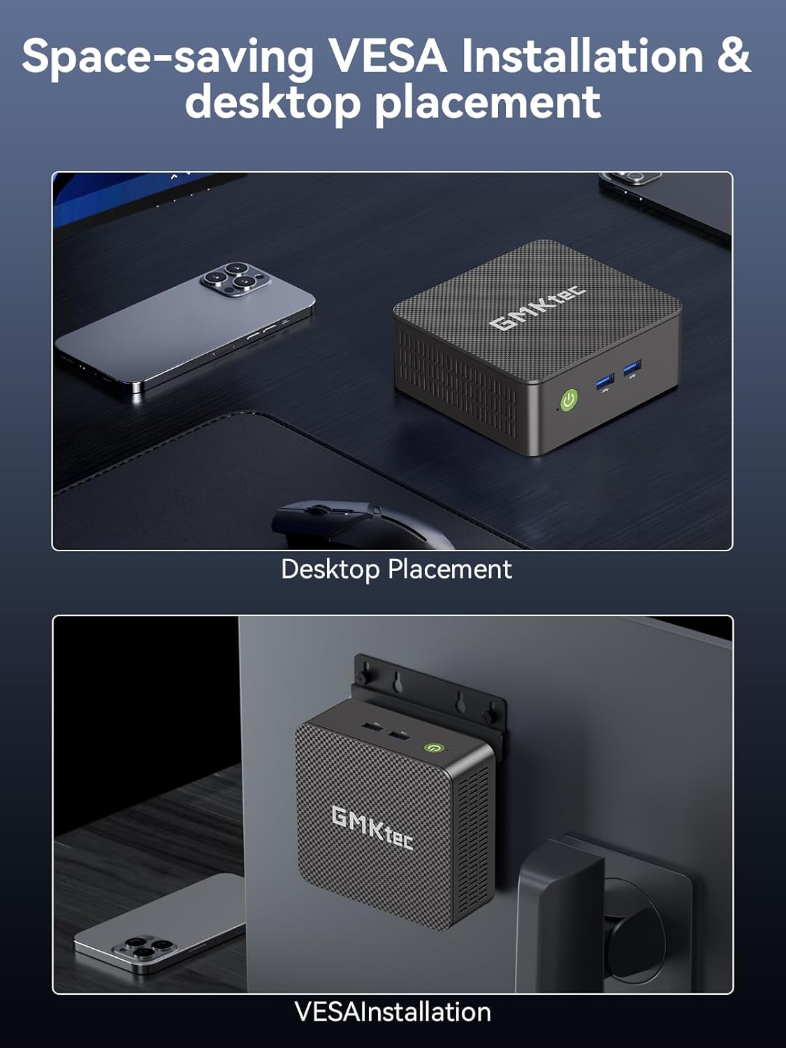 Thumbnail 6 de GMKtec Mini PC N95 (G3 S) with Beats 3150U: Compact Power for Office, Home, and Pro Use