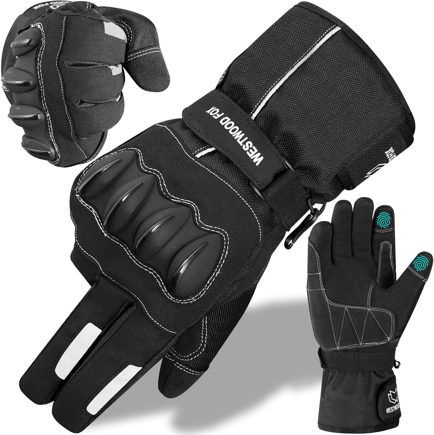 Motorbike Motorcycle Waterproof Winter Gloves