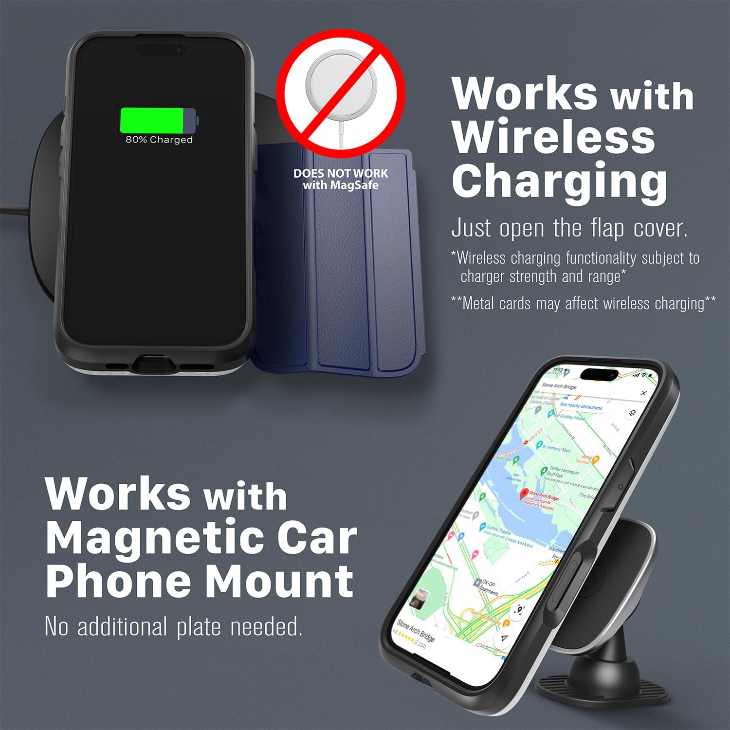 Thumbnail 6 de VENA vCommute for iPhone 17 Pro Max Wallet Case with Kickstand