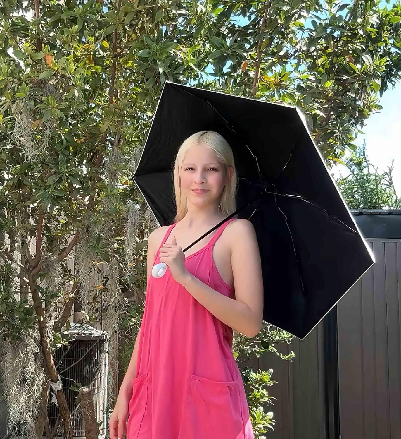 Thumbnail 6 de EKUW Mini Compact Folding Travel Umbrella with Gradient Ring Handle