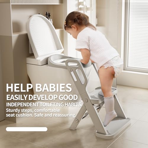 Detalle 2 de Toddler Potty Chair with Step Ladder ⚙