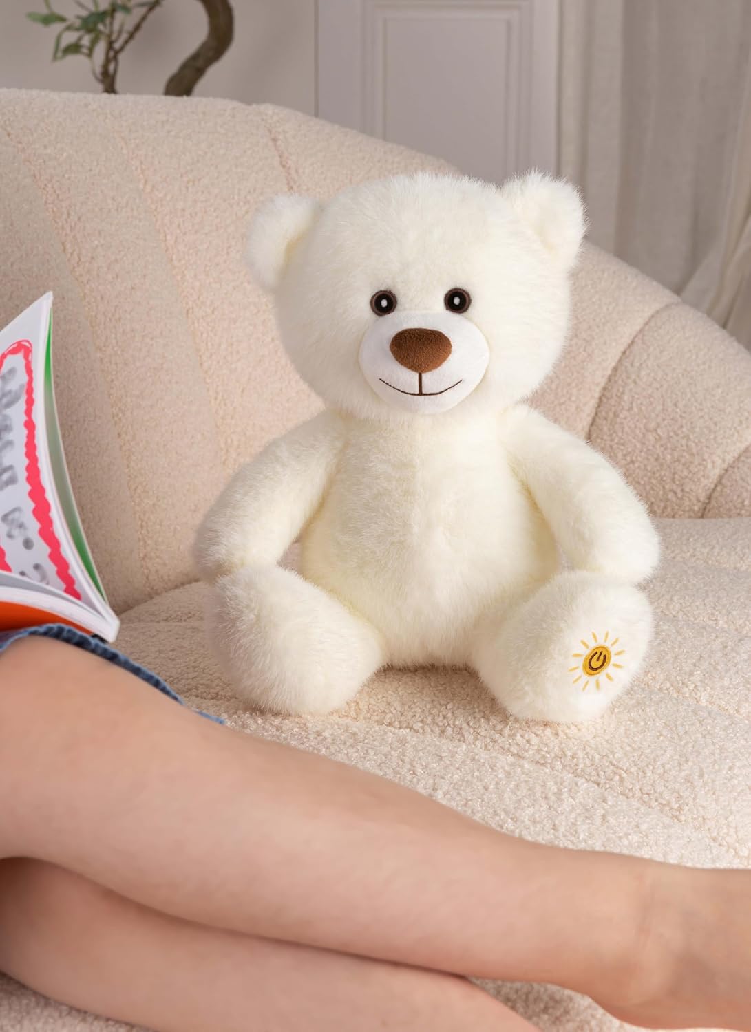 Thumbnail 4 de Gipsy Toys – Peluche Veilleuse Glowy, Mon Ourson Lumineux – 24 cm, Beige, en Boîte Cadeau