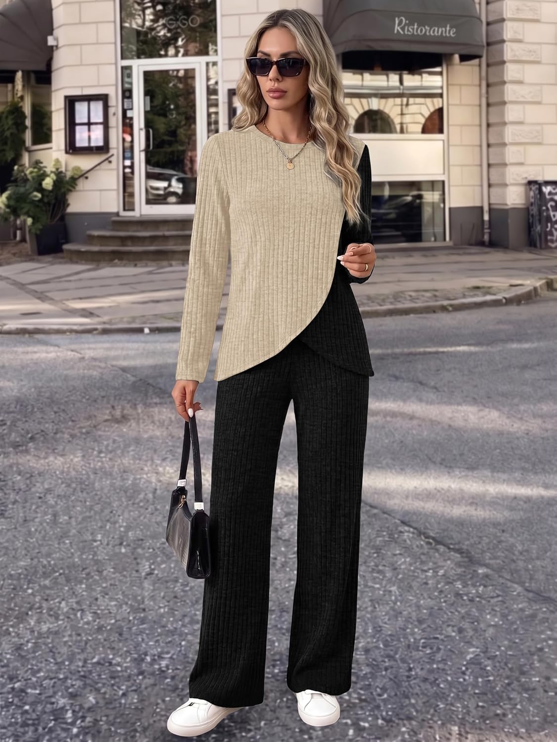 Detalle 2 de WIHOLL Women's Lounge Set with Polyester Blend