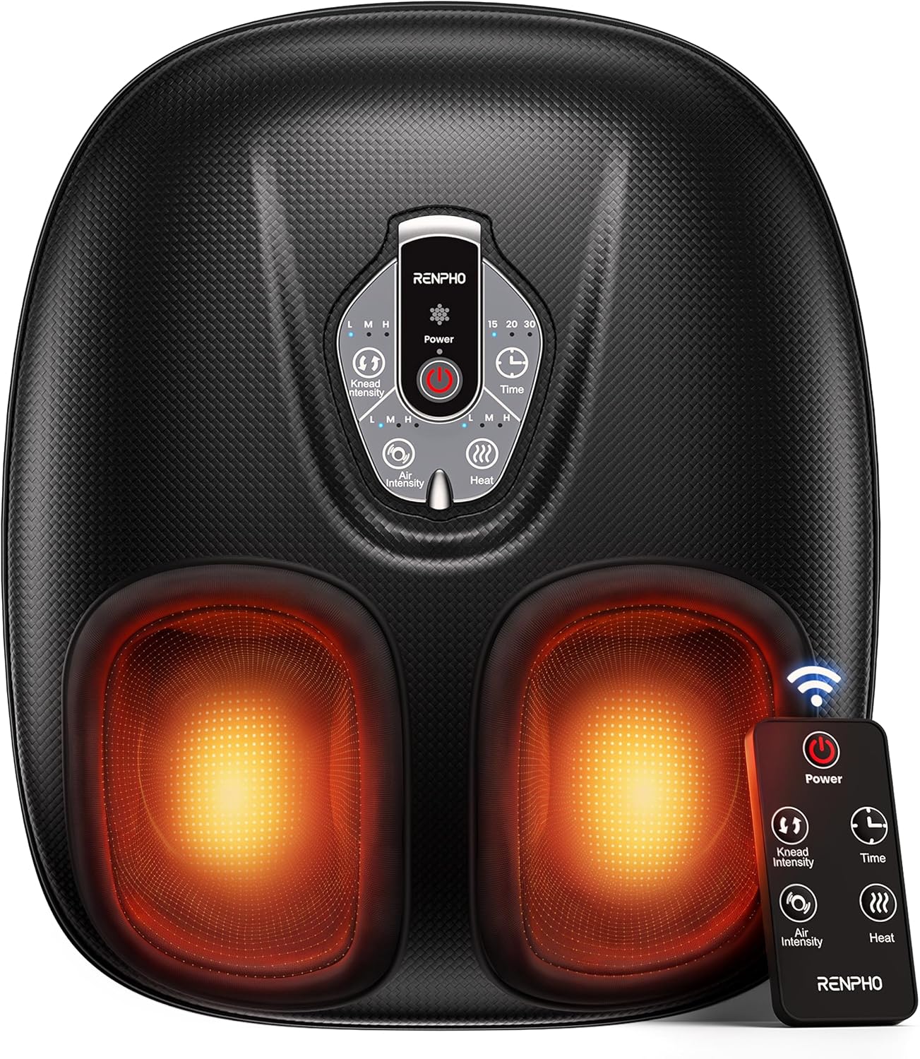 Detalle de RENPHO R-D003R Heated Foot Massager with Kneading and Compression