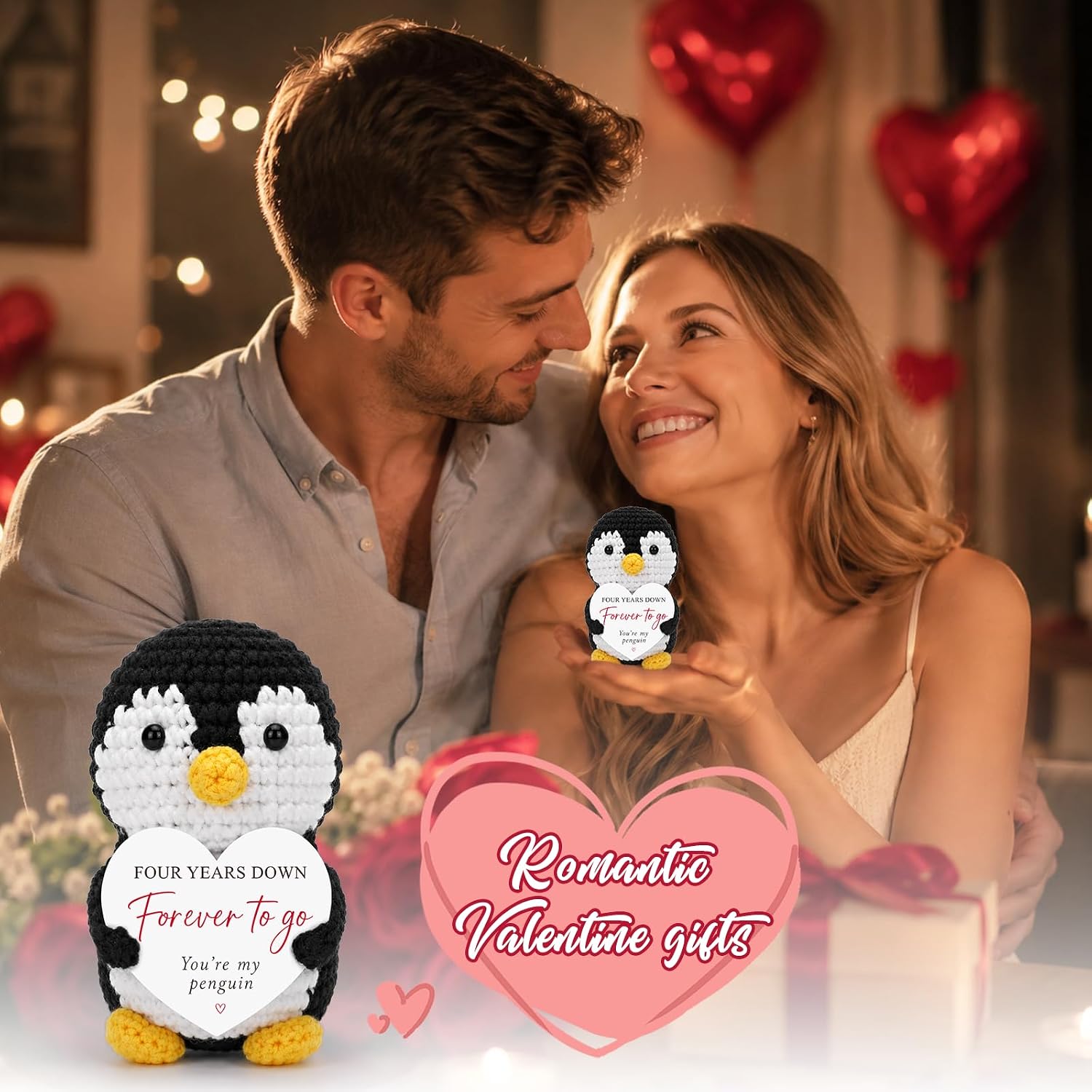 Thumbnail 6 de Aisvrem Anniversary Penguin Keepsake, 4-Year