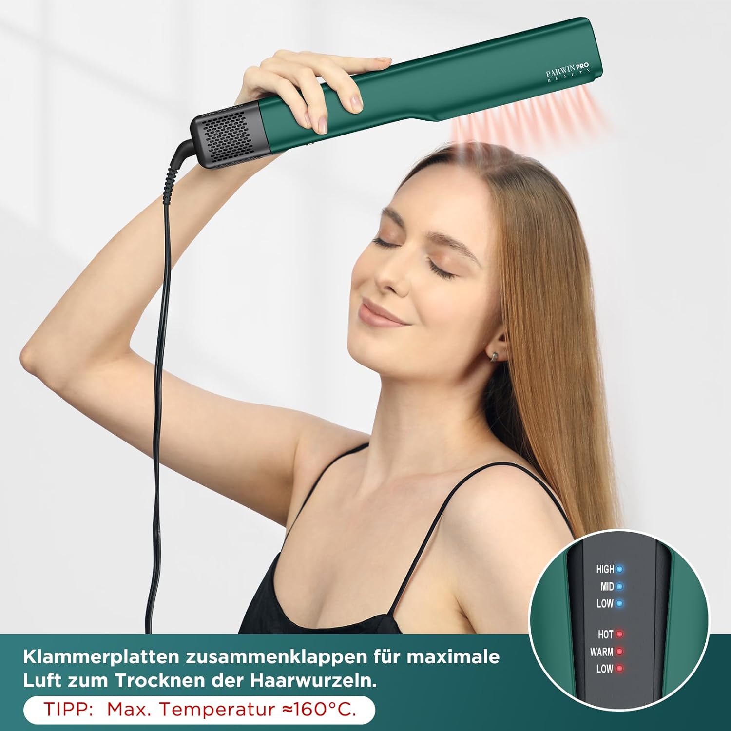 Thumbnail 3 de PARWIN PRO BEAUTY Air Haarglätter 1200W 💇♀
