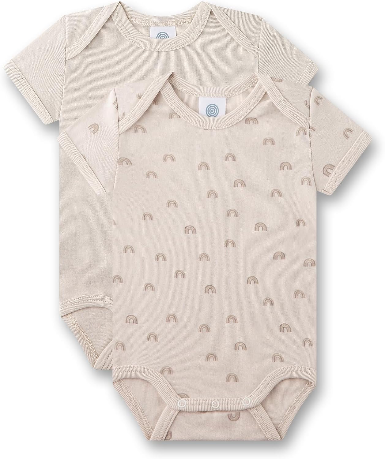 Thumbnail 3 de Sanetta Baby-Body kurzarm Doppelpack Beige Regenbogen