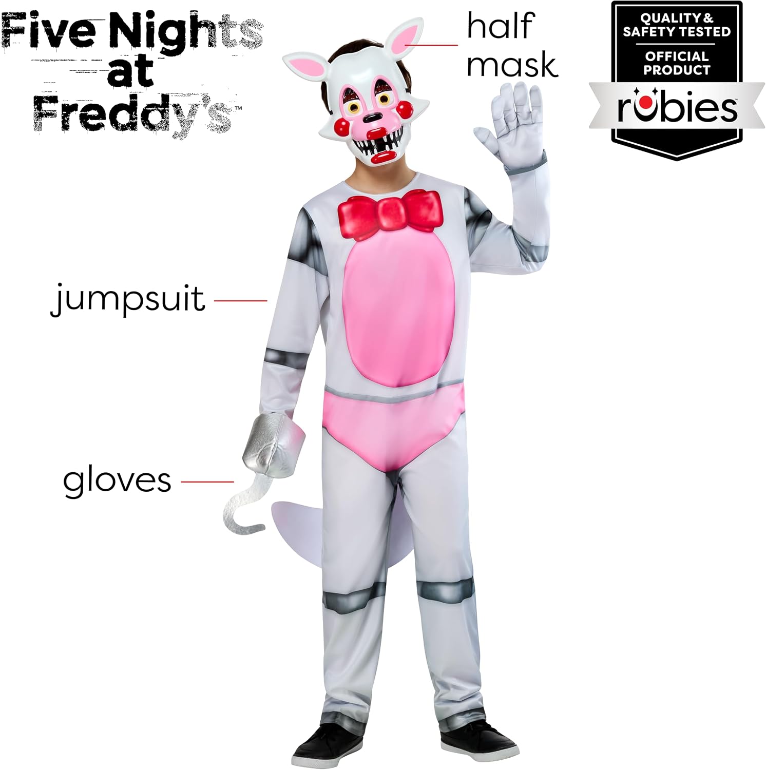Detalle 2 de Rubies Five Nights at Freddy's Kids Costume, Medium