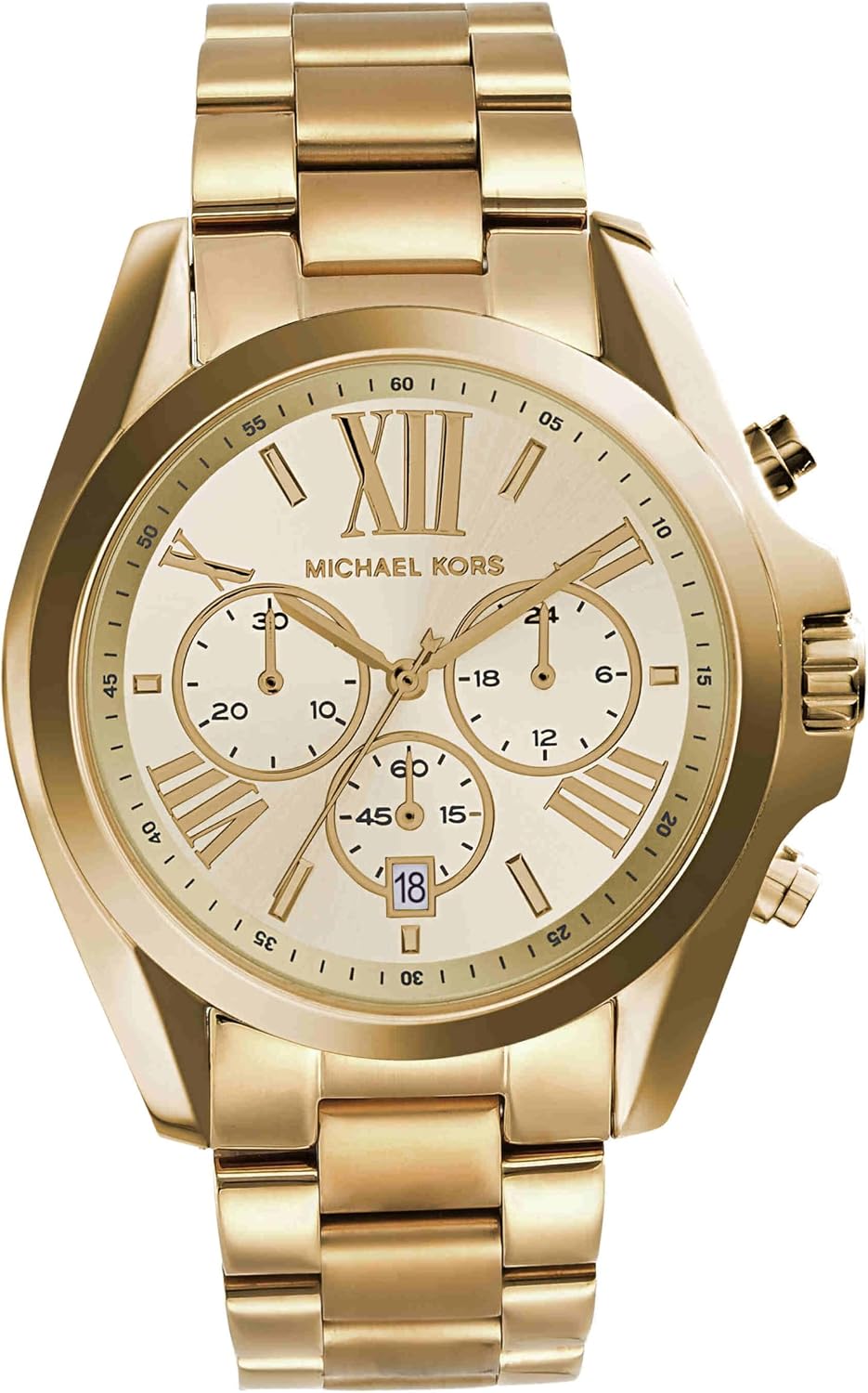 Thumbnail 6 de Michael Kors Bradshaw da donna: cronografo al quarzo 43 mm con cinturino in acciaio inox, stile e sportività