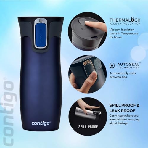 Thumbnail 8 de Contigo Westloop vaso azul 1 unidad 🥤