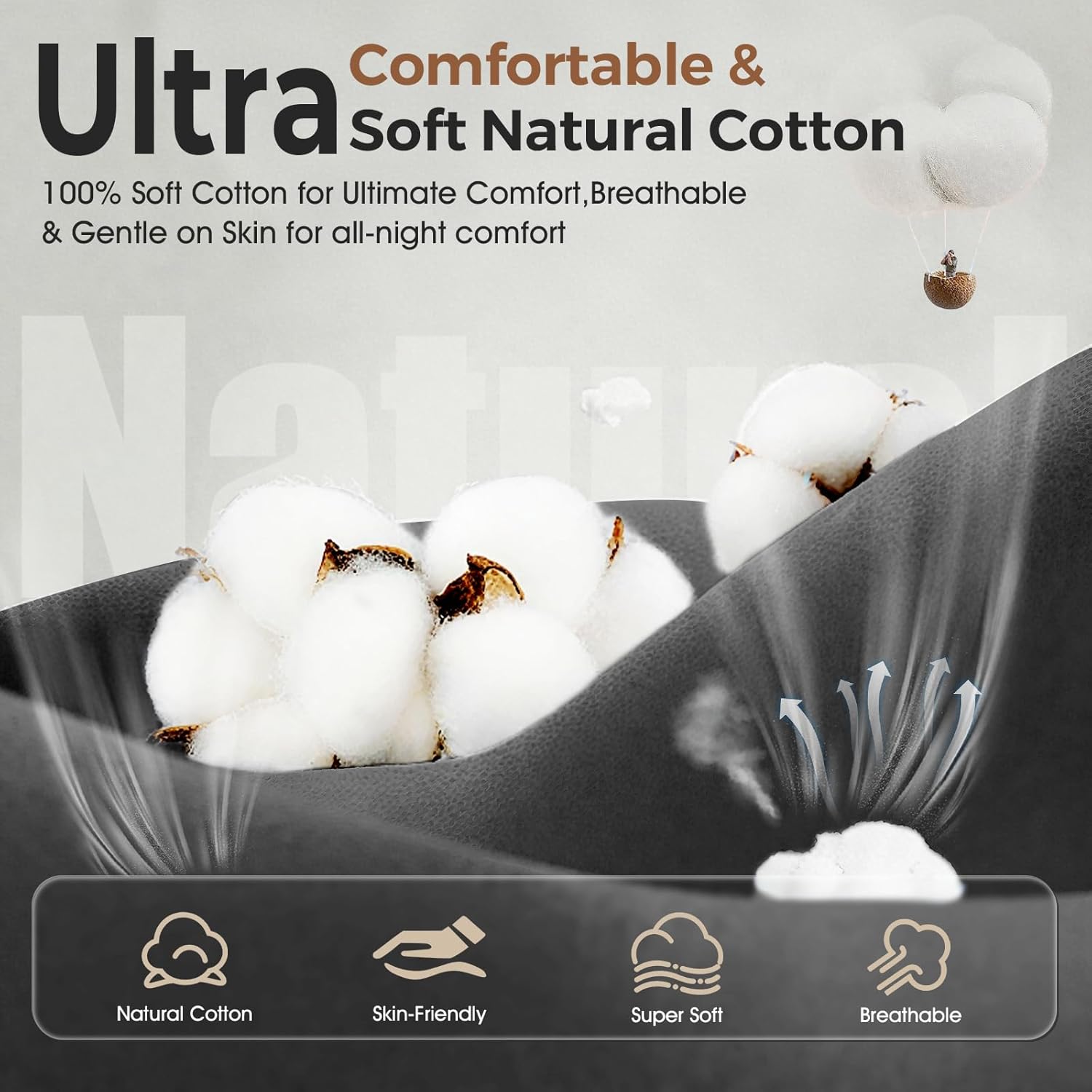 Thumbnail 5 de MUSICOZY Bluetooth Schlafmaske mit Kopfhörer – 100% Verdunkelung, 3D-Kontur für Seitenschläfer