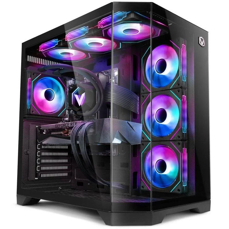 Detalle de Vibox IV-341: Ryzen 7 5700X, 32 GB RAM, 1 TB SSD y RTX 5070 para gaming y creación