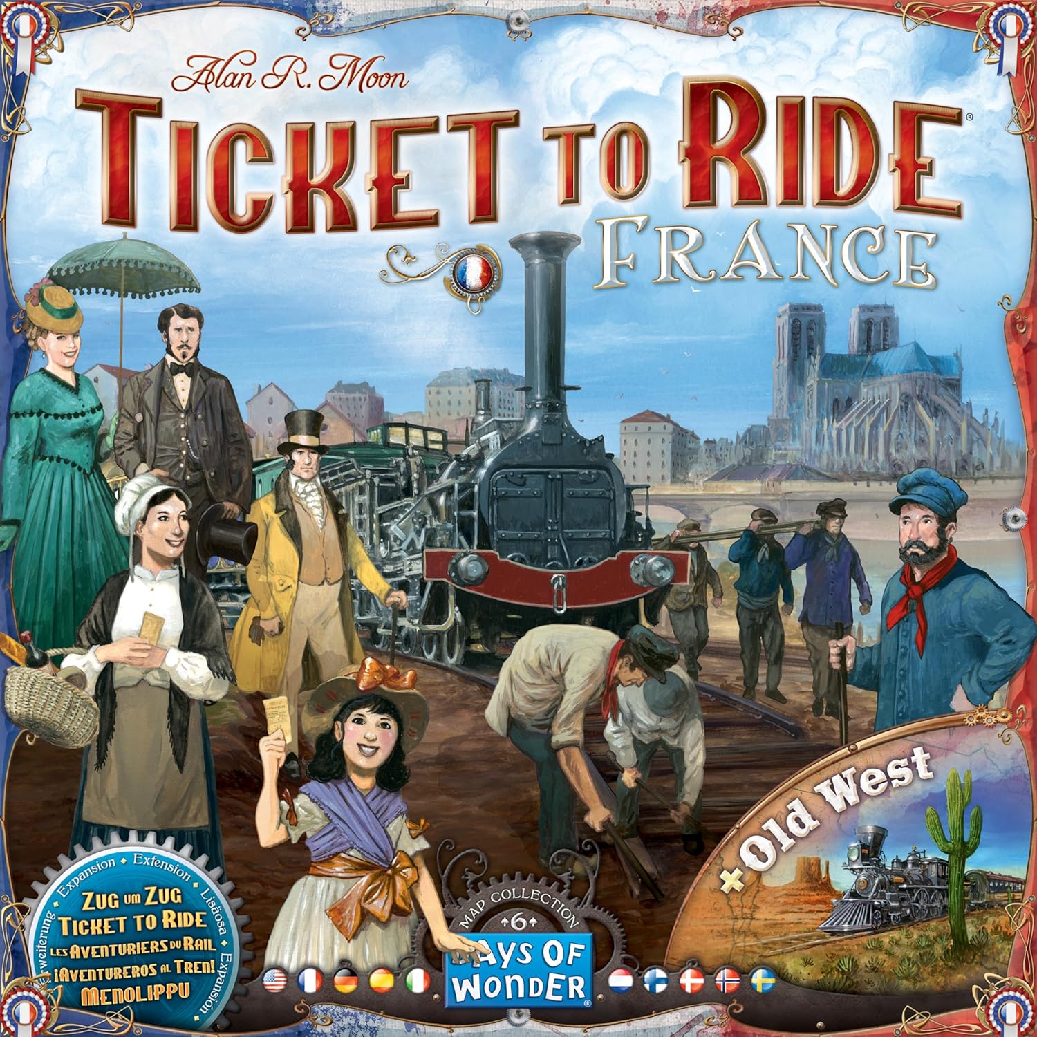 Detalle 2 de Days of Wonder Ticket to Ride France expansion