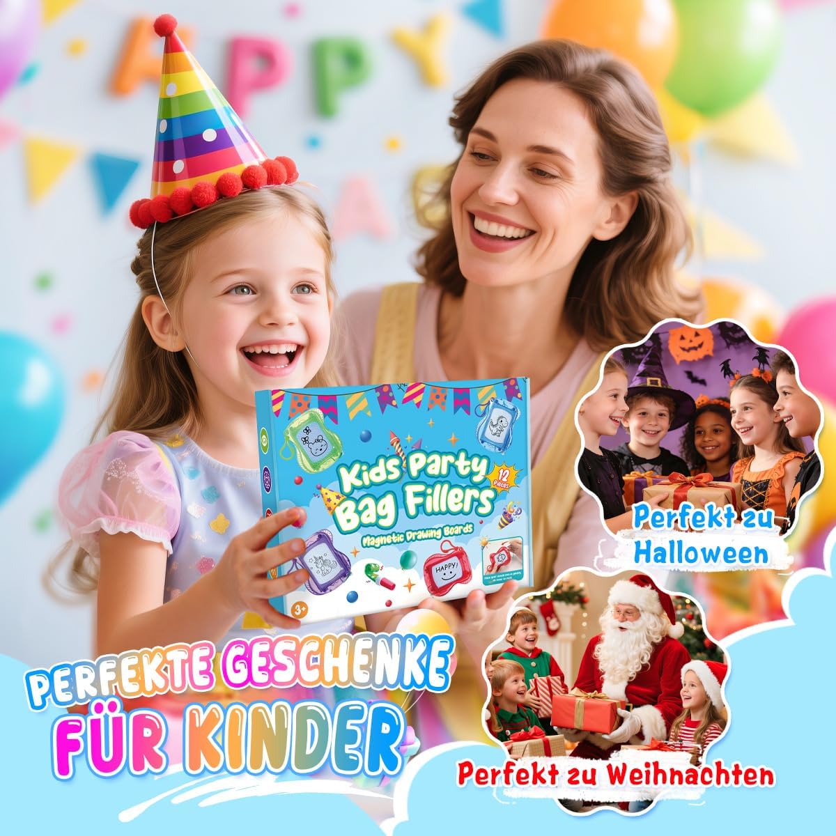 Thumbnail 6 de EUCOCO Zaubertafel Kinder Geburtstags 12er-Set