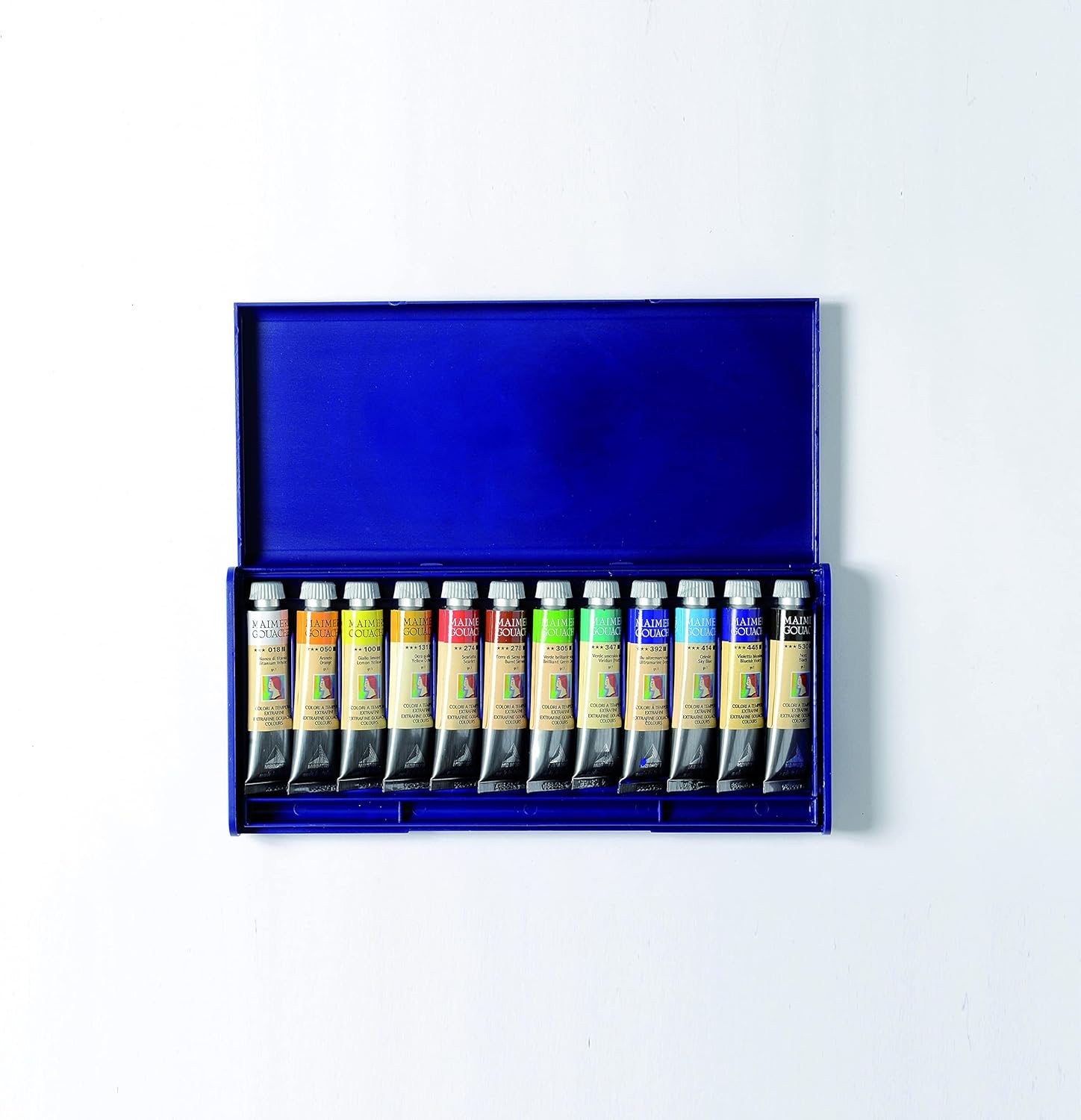 Thumbnail 5 de Maimeri Scatola in Plastica con 12 Tubi da 20 ml – Colori a Tempera Extrafini