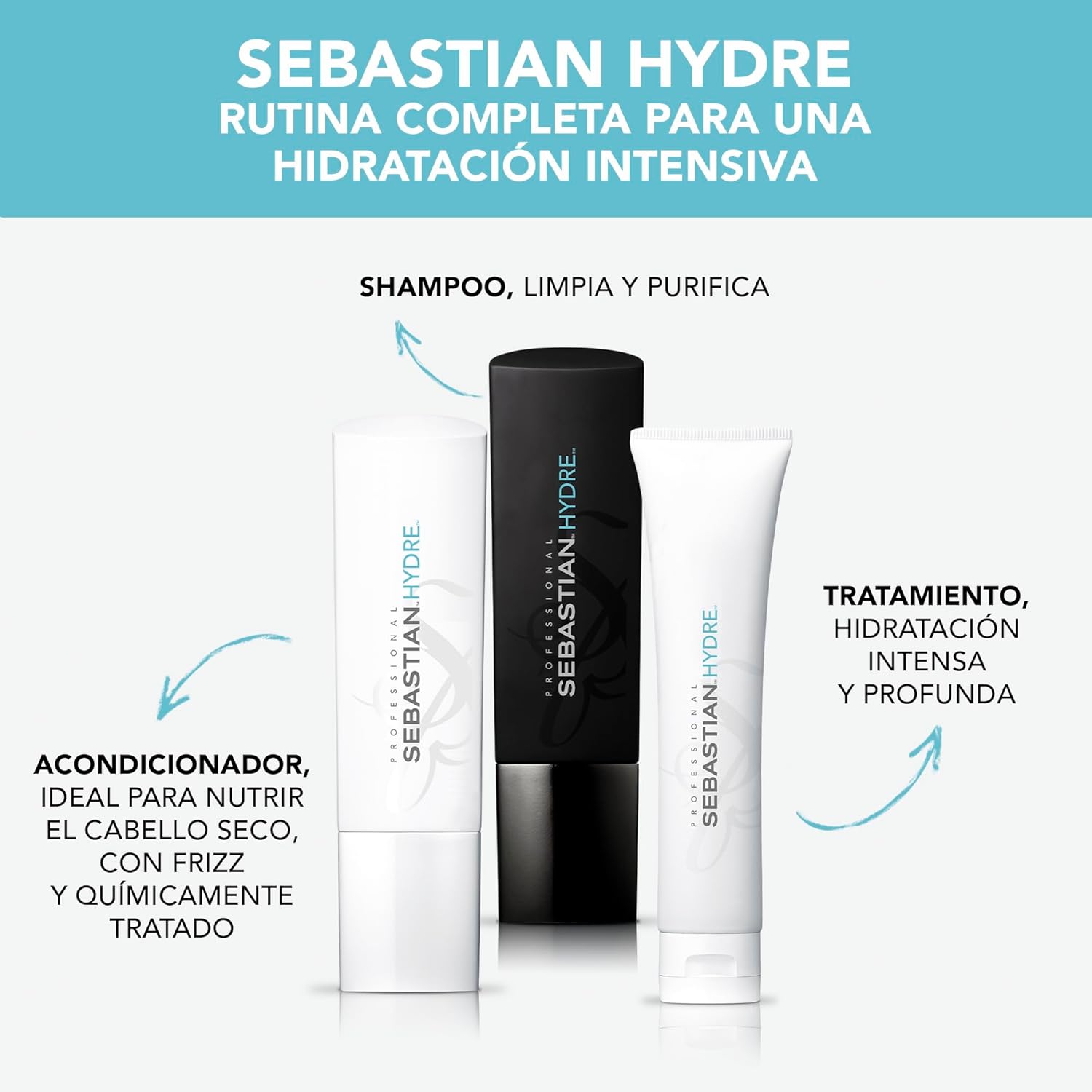Detalle de HYDRE conditioner: balsamo idratante per capelli secchi, texture cremosa e uso frequente