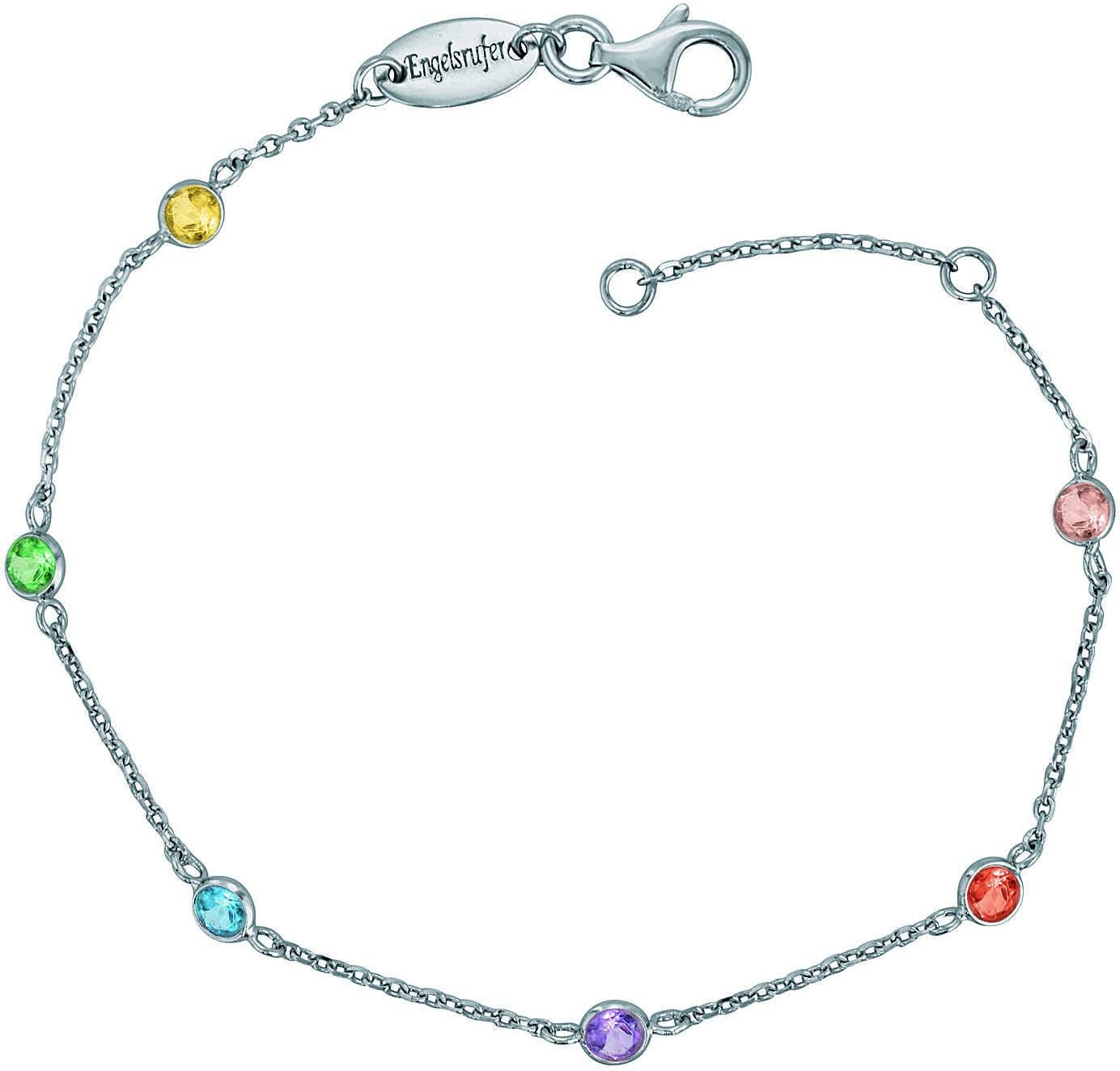 Detalle de Engelsrufer Damen-Armband aus Sterling Silber mit Zirkonia, verstellbar 17–19 cm, nickelfrei