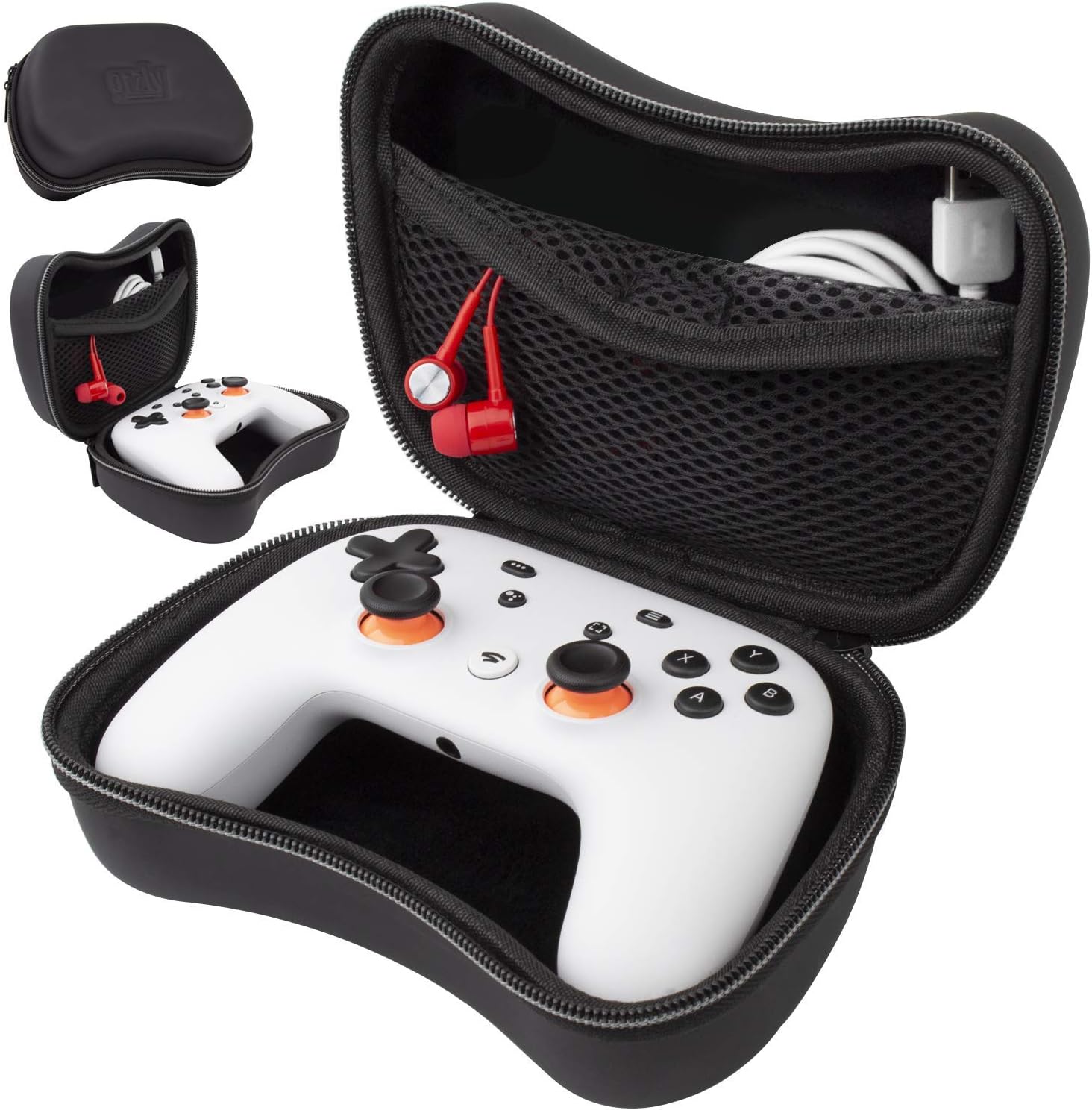 Detalle de Orzly Case for Google Stadia Controller protective case