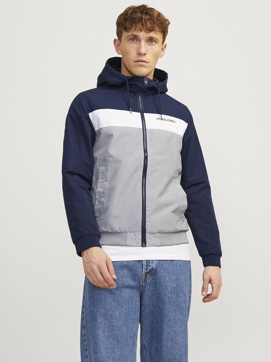 Detalle 2 de JACK & JONES Herren Blousonjacke / Bomberjacke – für Sport & Alltag