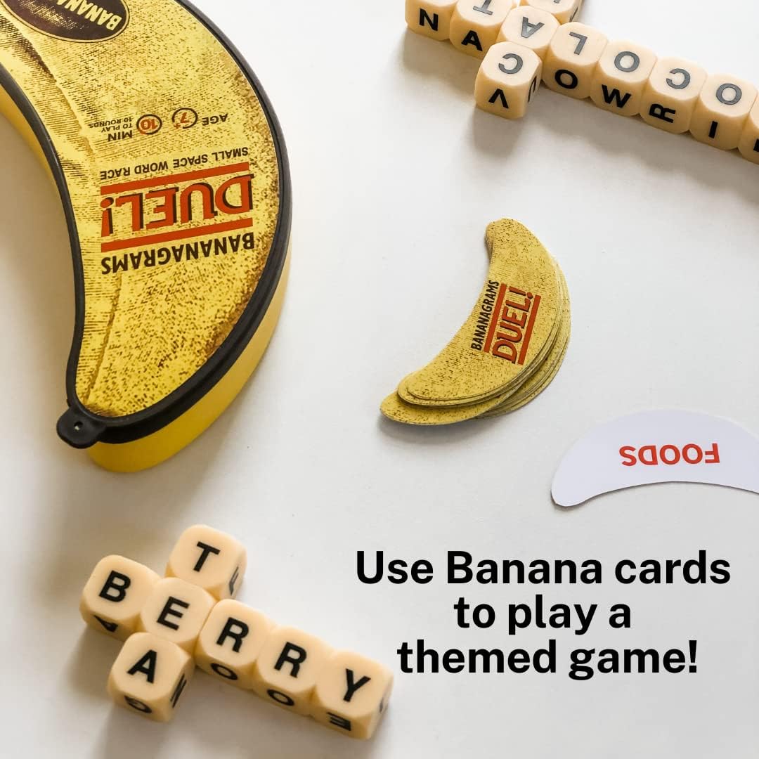 Detalle de Bananagrams Duel (Word Game) for 2 Players, Ages 7+