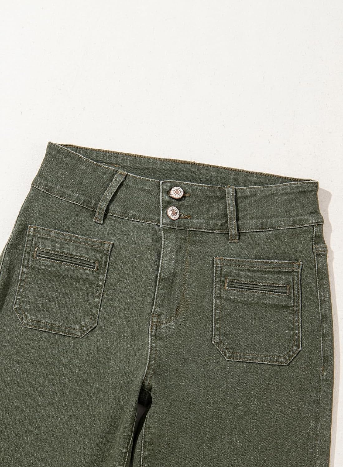 Thumbnail 6 de SIDEFEEL Women’s High-Waisted Wide Leg Jeans with Tummy Control & Front Pockets