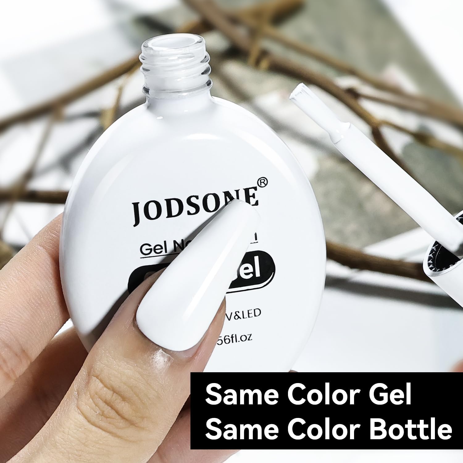 Thumbnail 1 de JODSONE smalto gel senza risciacquo bianco 16,5 ml per nail art