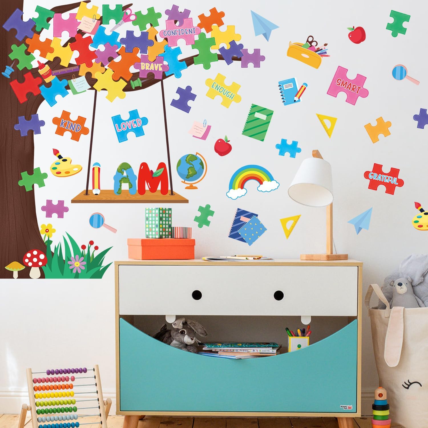 Detalle 1 de HLNIUC Positive Affirmation Wall Decals