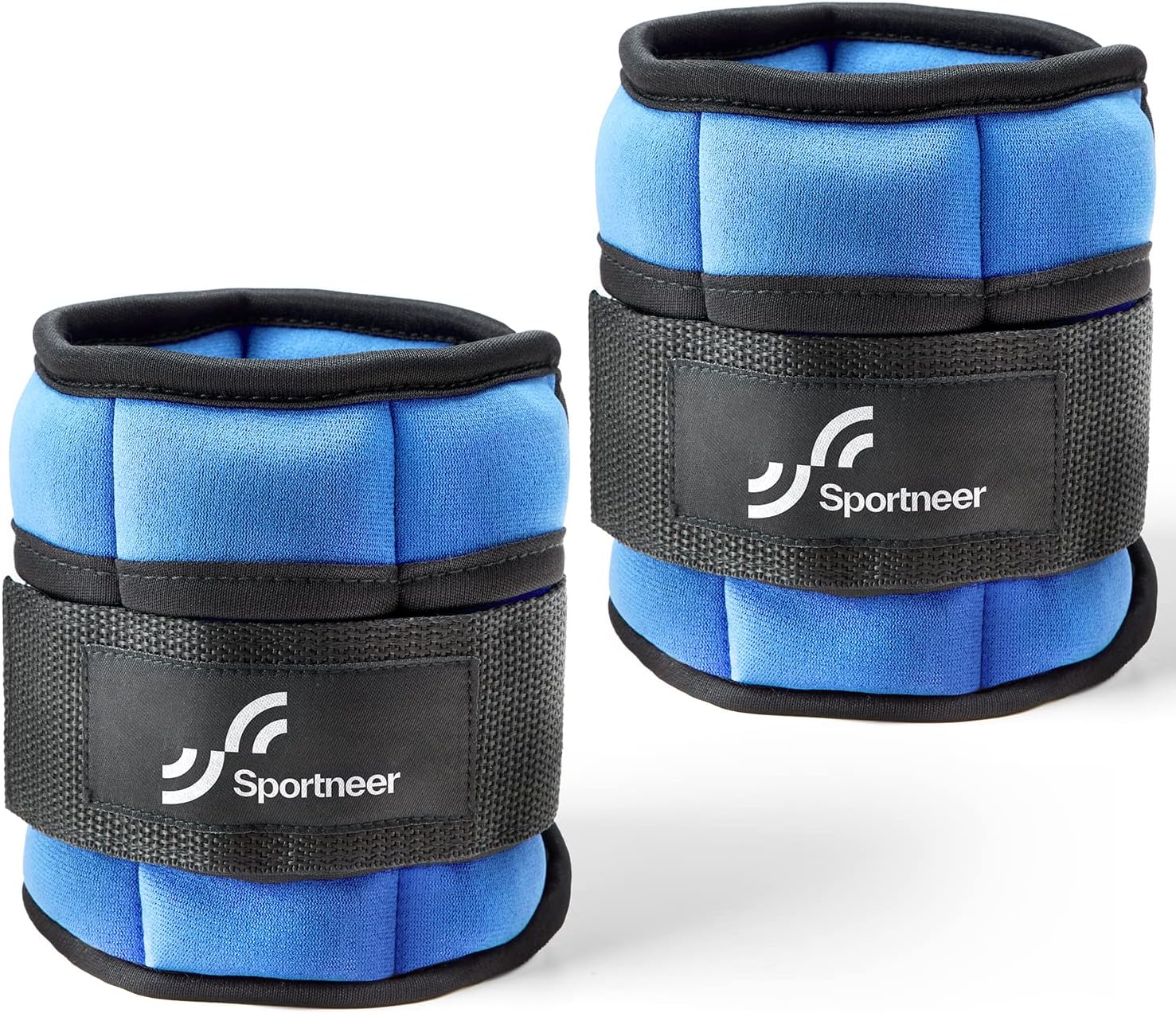 Detalle de Sportneer Adjustable Ankle Weights Set: Leg Weights for Progressive Training