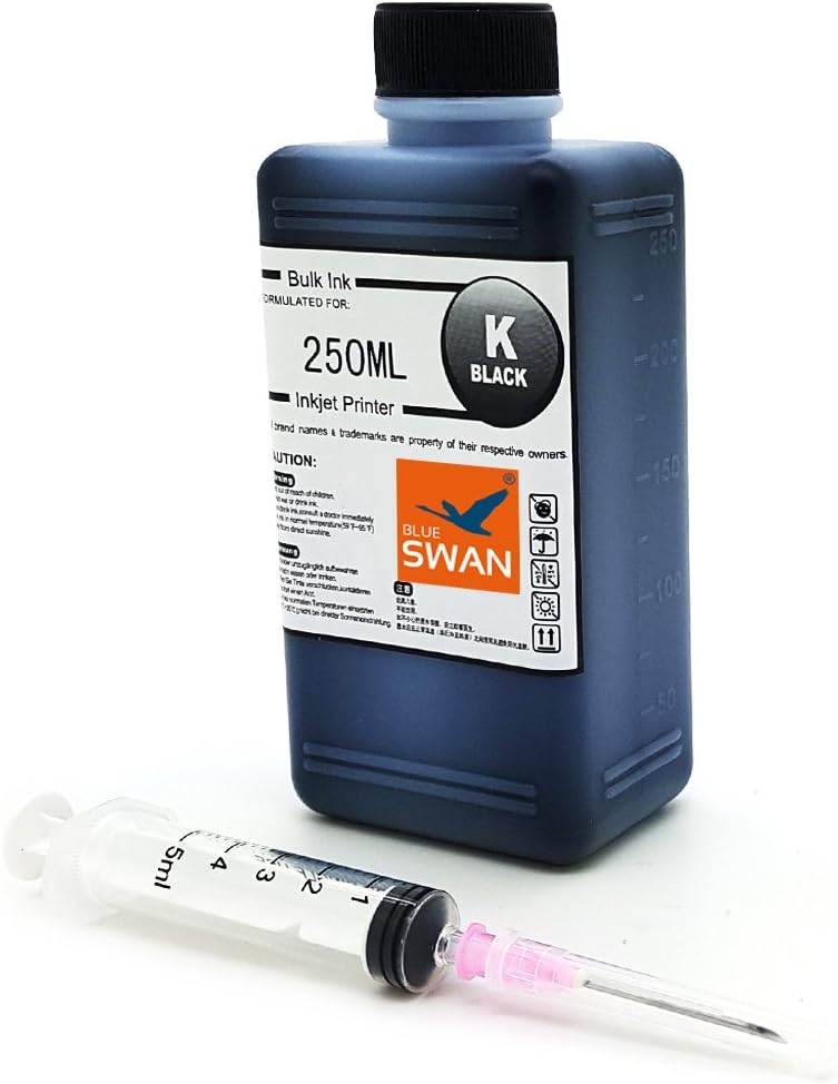 Detalle de BLUE SWAN Kit di Ricarica Inchiostro 550ml per cartucce Canon PG-545/CL-546 – compatibile con PIXMA