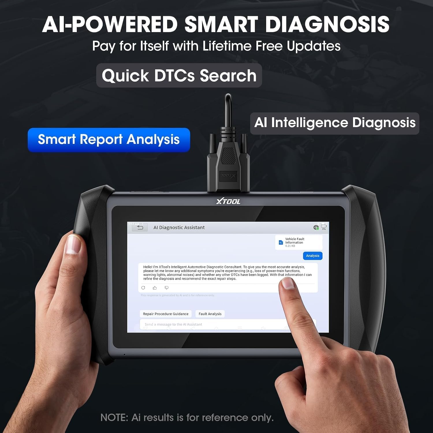 Thumbnail 3 de XTOOL IP616 V2.0 Bidirectional OBD2 Scanner with AI-Assisted Diagnostics