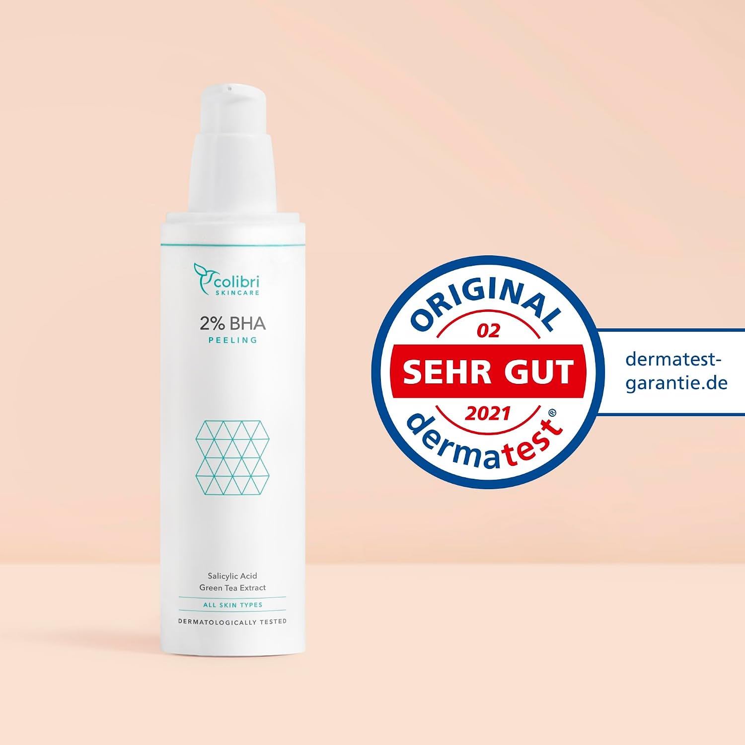 Detalle de colibri skincare 2% BHA PEELING – Gel exfoliant à l’acide salicylique (100 ml)