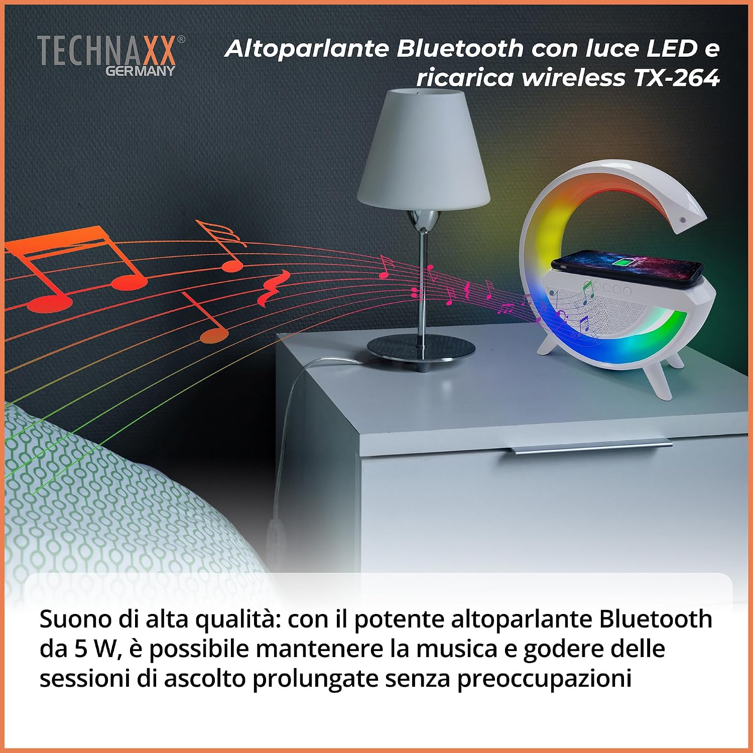 Thumbnail 4 de Technaxx TX-264 Altoparlante Bluetooth 5.3 LED